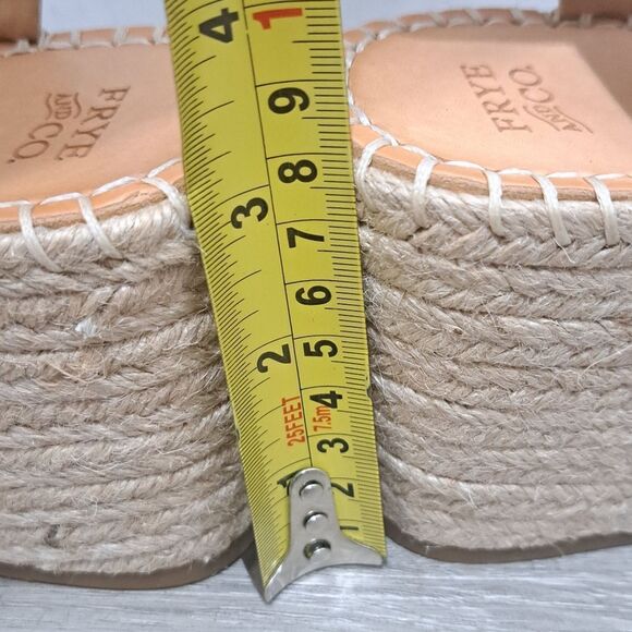 Frye & Co. Amber Espadrille Wedge Chunky Boho Platform Ankle Strap Sandal Sz 10 - Picture 12 of 16